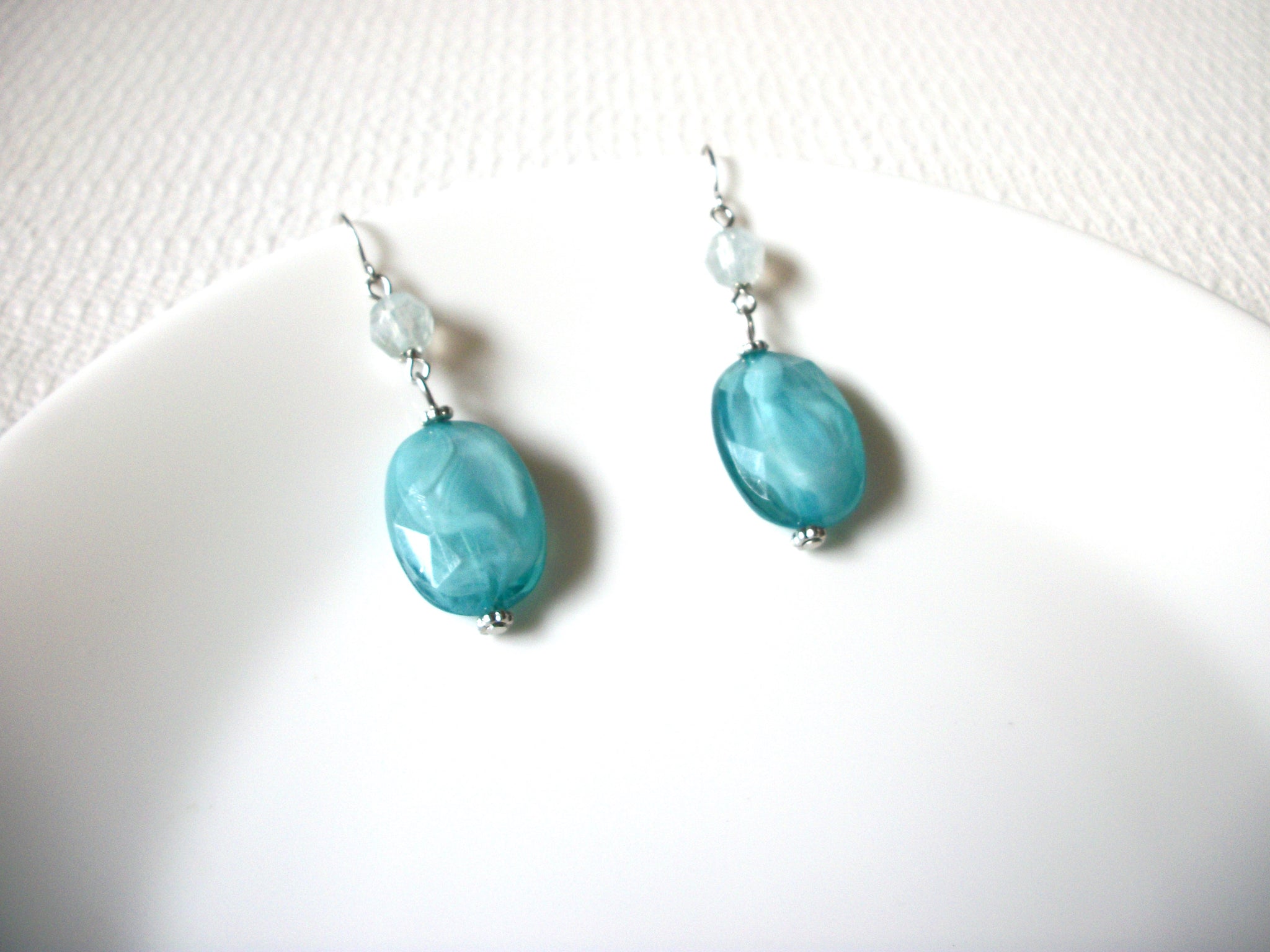 Retro Caribbean Blue Earrings 81220