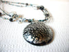 Retro Focal Glass Pendant Necklace 81220