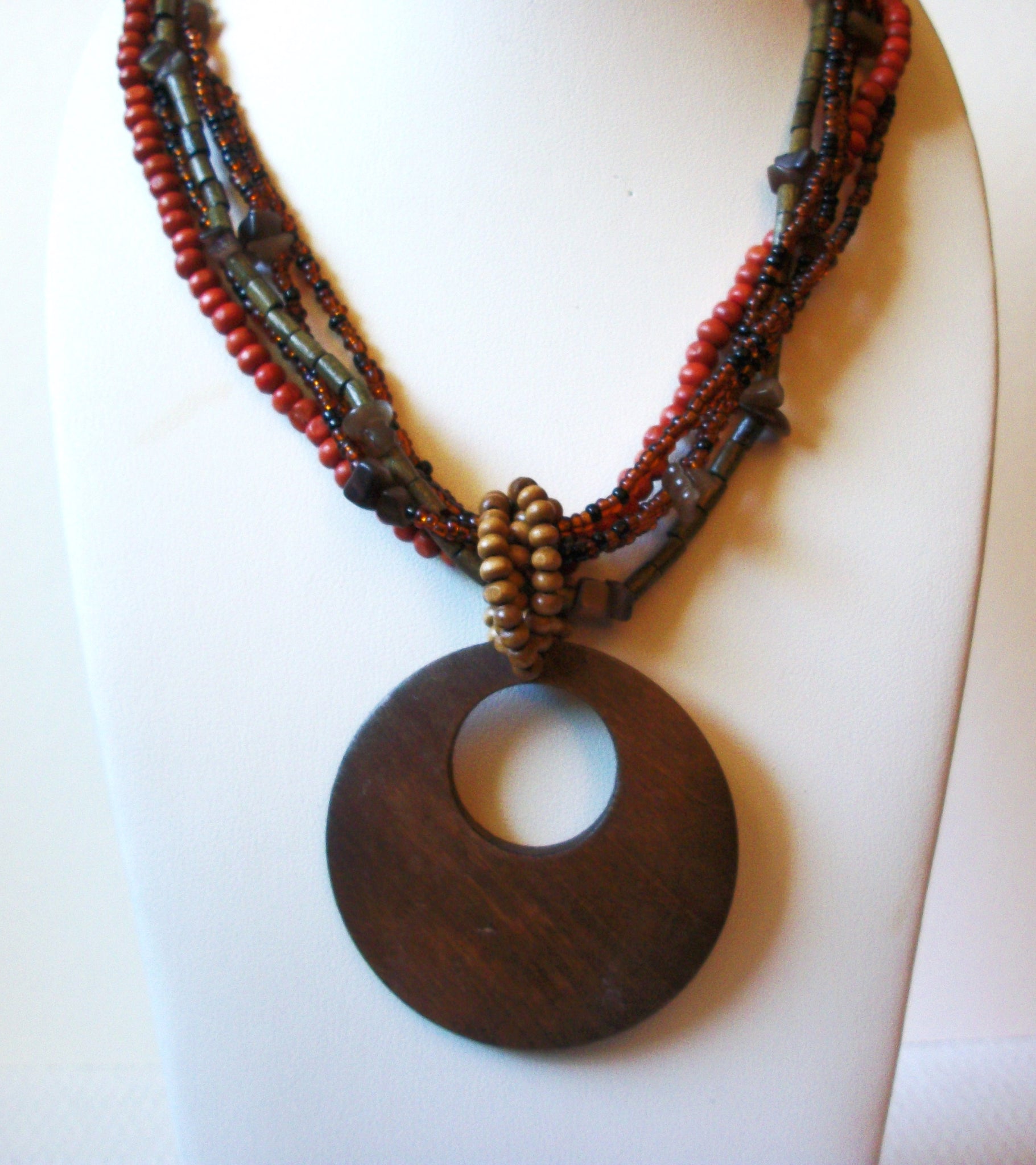 Bohemian Wood Necklace 81320