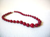 Vintage ICING Red Necklace 81320