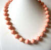 Retro Coral Peach Necklace 81720