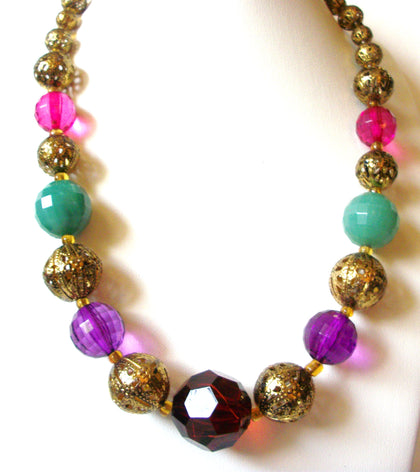 Vintage Colorful Necklace 81720