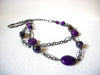 Retro Long Purple Necklace 81720