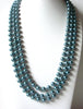 Vintage 72 Inch Faux Pearls Necklace 81620