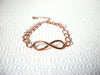 Retro Infinity Copper Toned Bracelet 81720