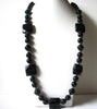 Retro Black Long Necklace 81620