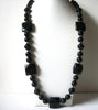 Retro Black Long Necklace 81620