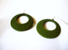 Vintage Olive Dangle Earrings 81320