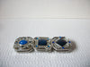 Retro Silver Blue Rhinestones Bracelet 81520