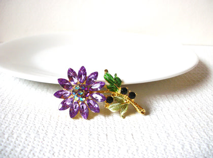 Austrian Rhinestones Flower Brooch 81720