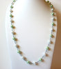 Vintage Glass Pearl Necklace 81520