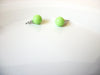 Vintage Small Green Stud Earrings 81520