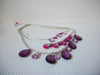 Retro Purple Fuchsia Necklace 81820