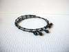 Vintage Black Choker Necklace 81820