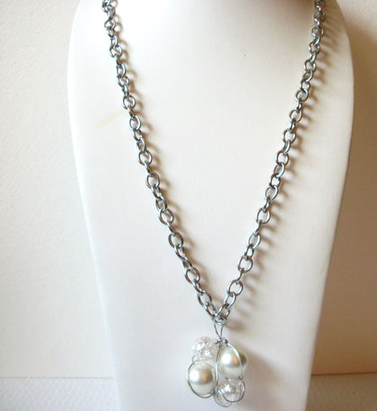 Retro Glass Pearl Necklace 81920