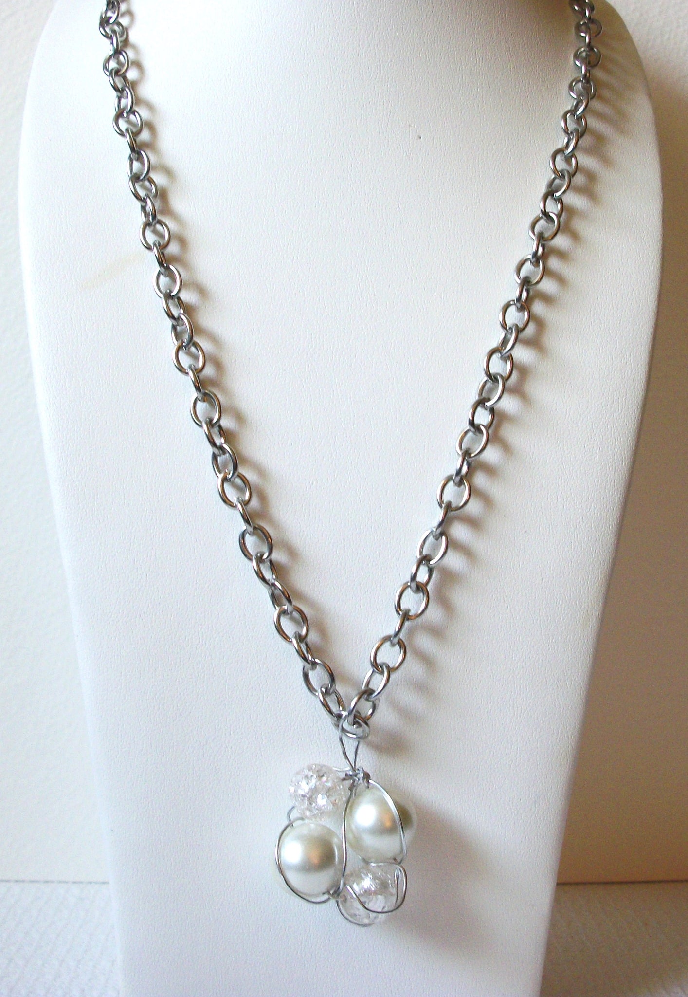 Retro Glass Pearl Necklace 81920