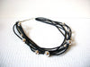 Retro Black Silver Necklace 81920