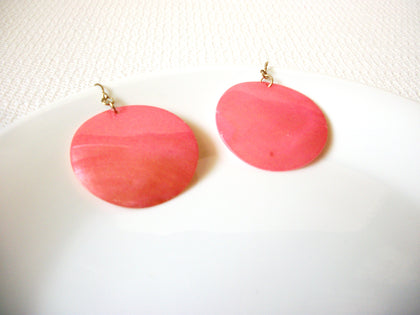 Retro Salmon Shell Earrings 81920