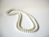 Vintage Long Glass Pearl Necklace 82020
