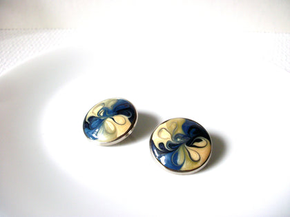 1980s Retro Enameled Earrings 82020