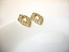 Retro Pale Gold Toned Earrings 82020