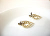 Retro Pale Gold Toned Earrings 82020