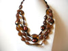 Vintage Brown Toned Necklace 82020