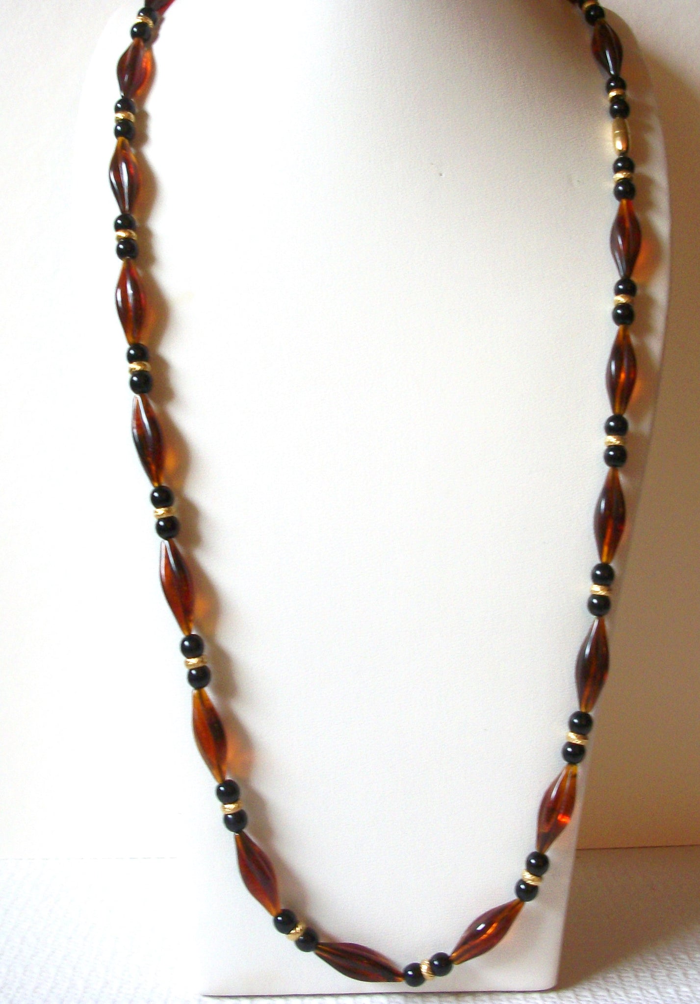 Vintage Lucite Beads Necklace 82120