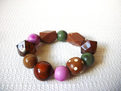 Vintage Acrylic Beads Bracelet 82120