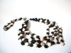 Vintage Chunky Wood Necklace 82220