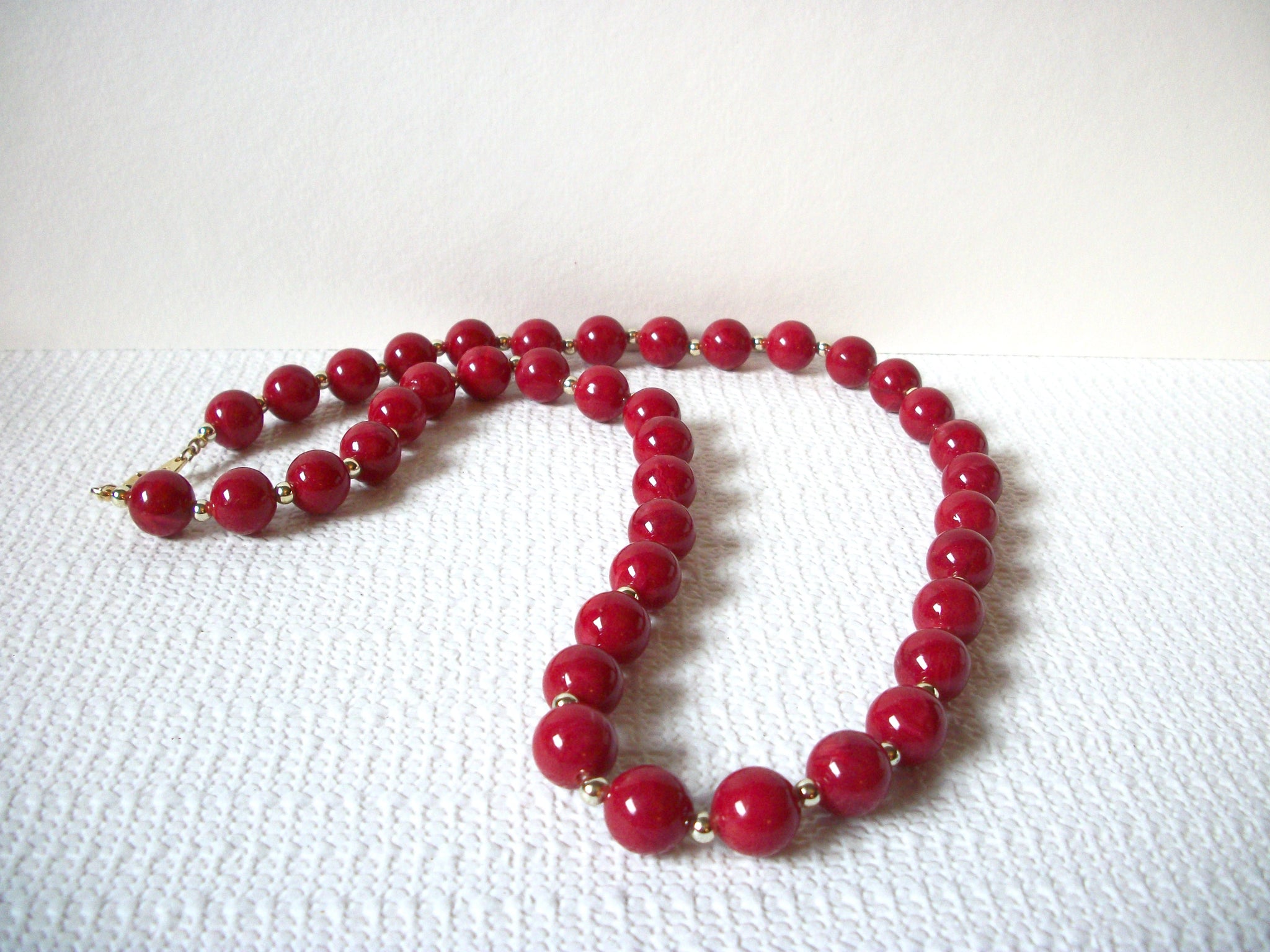 Retro Red Necklace 82120