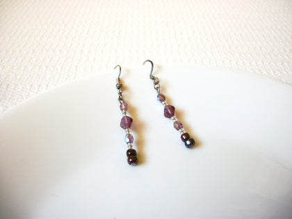 Purple Glass Earrings 82320