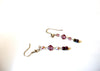 Purple Glass Earrings 82320