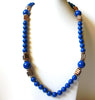 ME Blue Acrylic Beads Necklace 82320