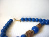 ME Blue Acrylic Beads Necklace 82320