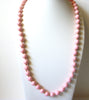 Retro Coral Pink Necklace 82420