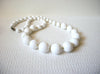 Retro White Beaded Necklace 82420