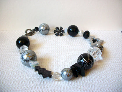 Retro Chunky Christmas Necklace 82420