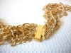 Vintage Massive Marked Gold Toned Links Necklace 82420