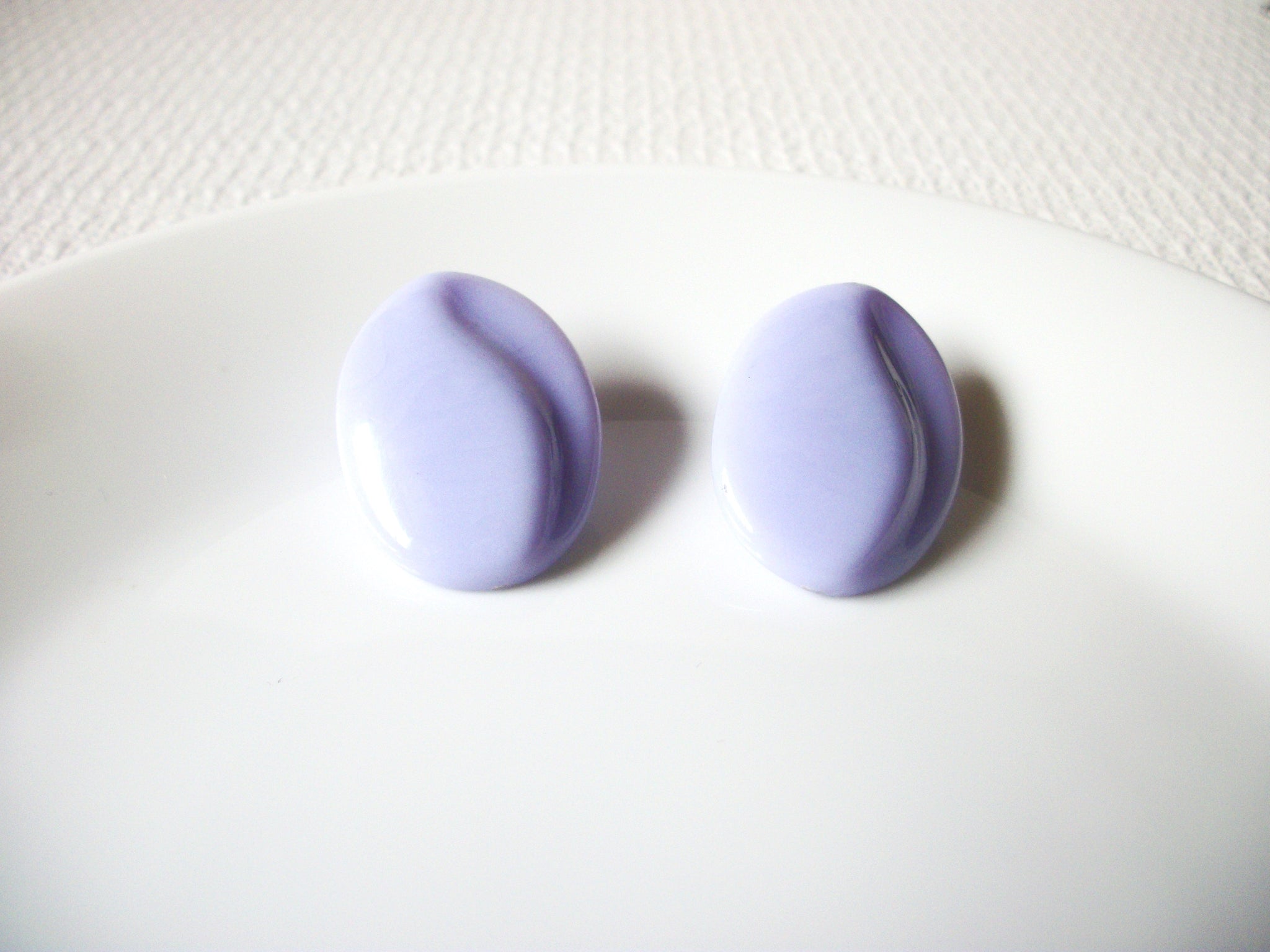 Retro Pale Lavender Earrings 82520