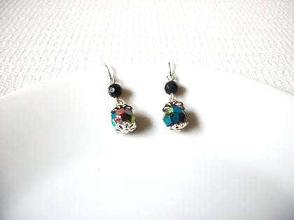 Retro Iridescent Glass Earrings 82520