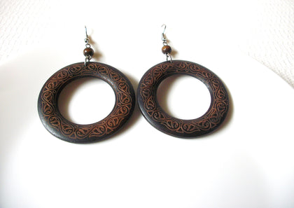 Vintage Large African Earrings 82520
