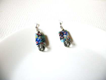 Vintage Millifiori Glass Earrings 82520