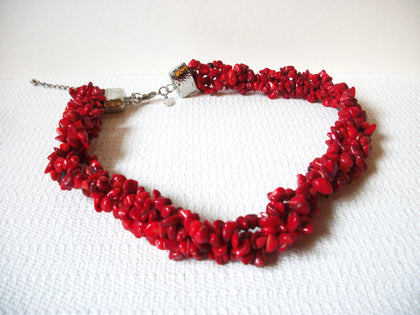 Massive Vintage CHICO`s Stone Chips Southwestern Necklace 82620