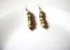 African Wood Earrings 82620