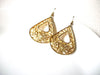 Vintage Gold Toned Dangle Earrings 82620