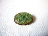 Vintage Aventurine Stone Brooch Pin 82720