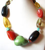 Retro Chunky Colorful Necklace 82720