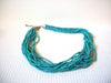 Turquoise Glass Necklace 82720