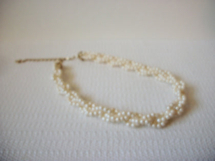 Vintage Glass Pearl Necklace 82820
